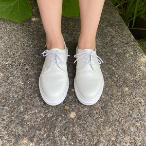 Dr Martens 1461 mono white oxfords